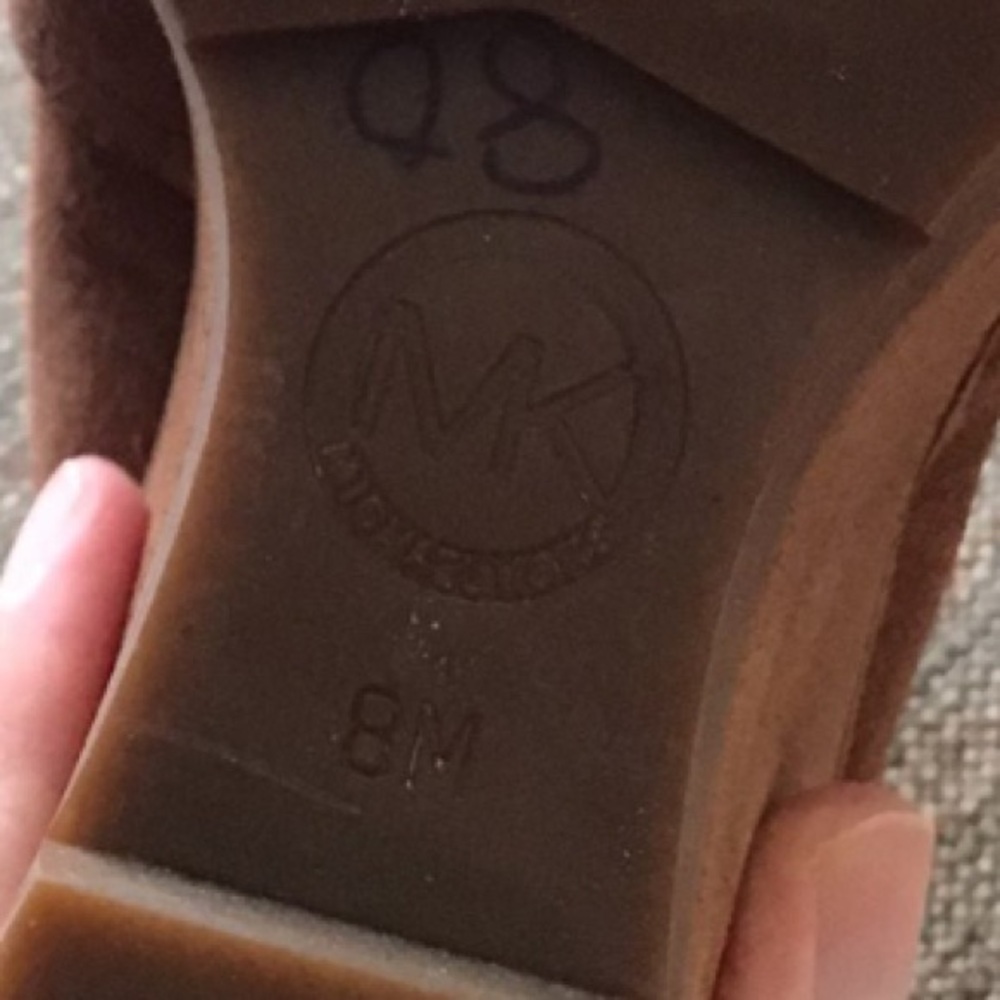Michael Kors Cognac Wedge Bootie - Picture 7 of 8